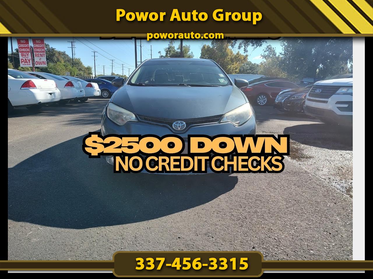 2015 Toyota Corolla S Premium CVT