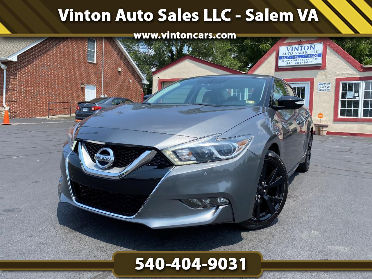 Used 2017 Nissan Maxima 3.5 SV for Sale in Salem VA 21453 Vinton Auto Sales