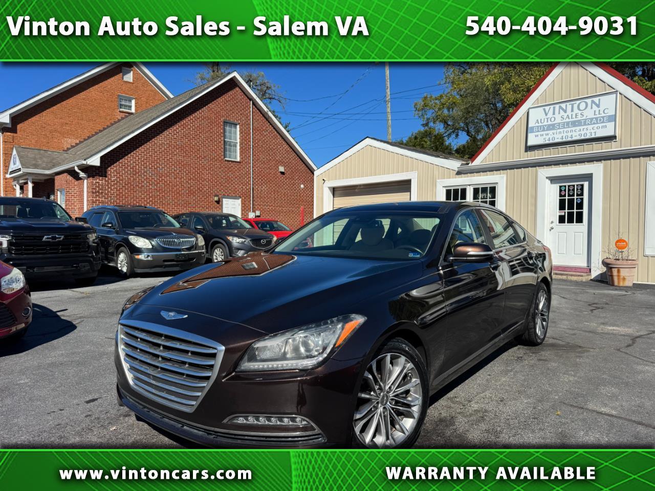 2016 Hyundai Genesis 3.8L V6 4D Sedan