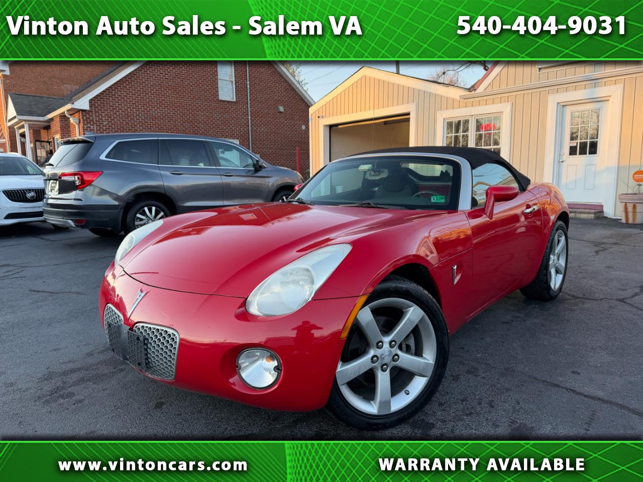 2008 Pontiac Solstice 2dr Conv