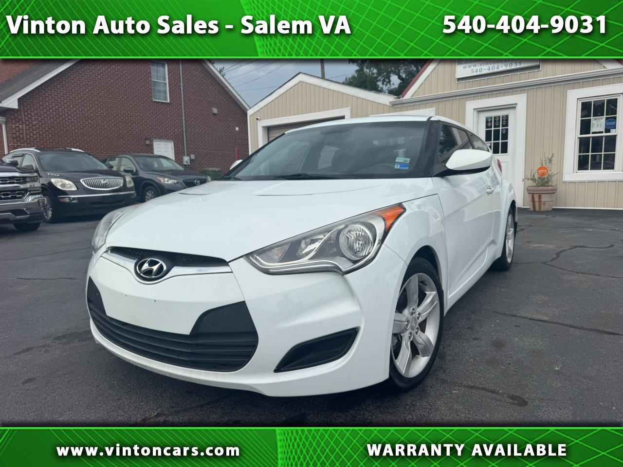 2013 Hyundai Veloster Base 3D Coupe
