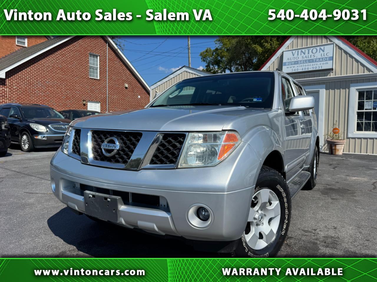 2006 Nissan Pathfinder SE 4WD