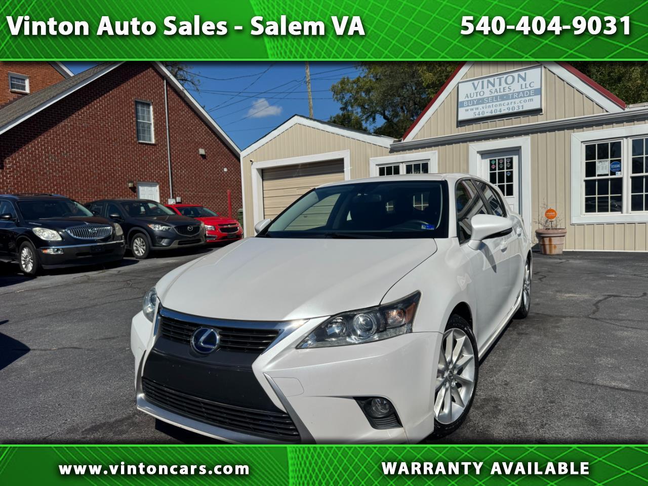 2015 Lexus CT 200h Hybrid 4D Hatchback