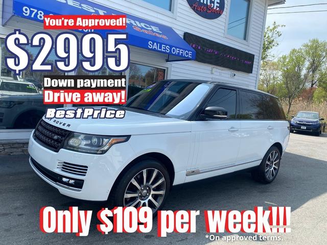 White 2014 Land Rover Range Rover Autobiography LWB 4WD SUV / Crossover Four-Wheel Drive Automatic