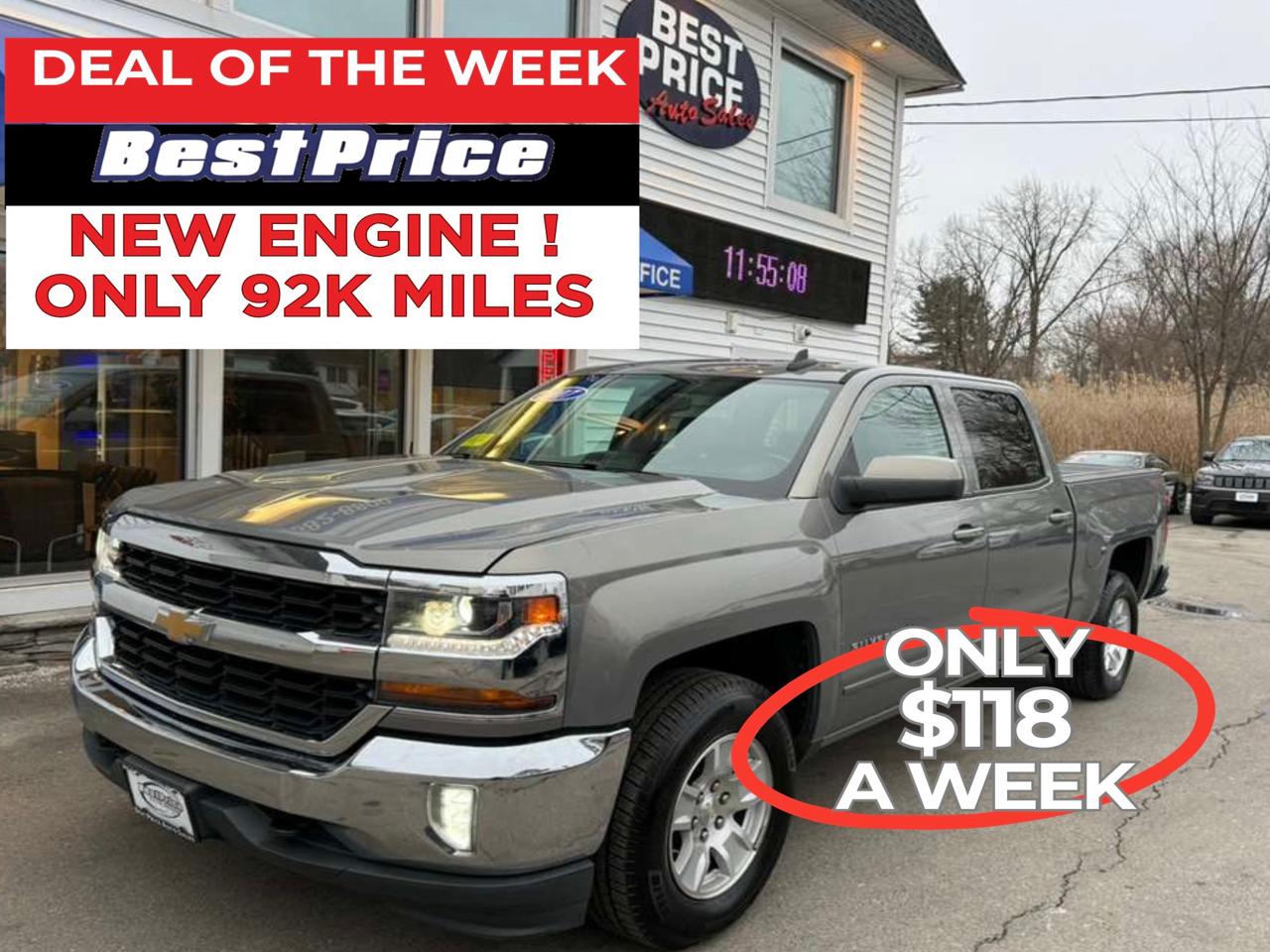 2017 Chevrolet Silverado 1500 4WD Crew Cab 143.5" LT w/1LT