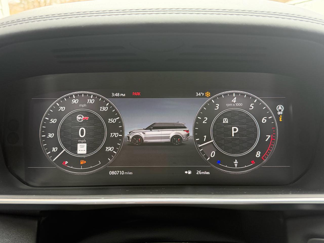 Land Rover Range Rover Sport V8 Supercharged SVR 2020