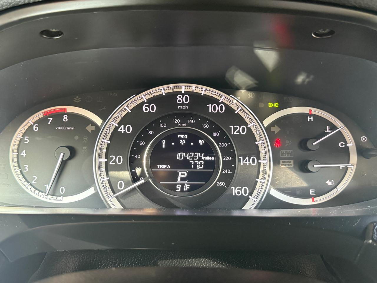 Honda Accord Sedan 4dr I4 CVT EX-L 2015