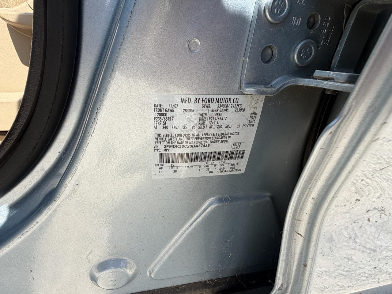 Ford Edge SEL FWD 2008