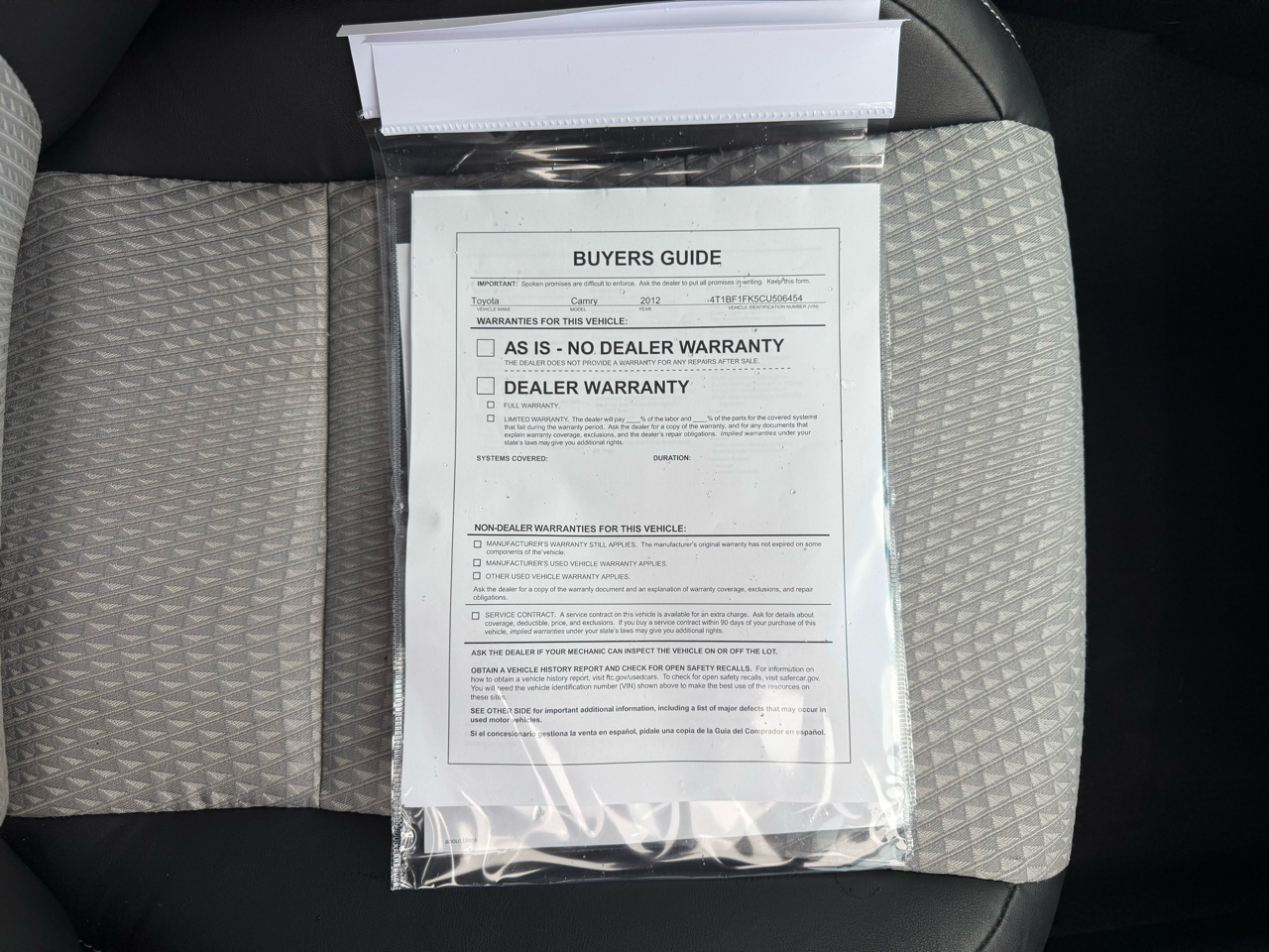 Toyota Camry SE 2012 Toyota Camry SE 2012