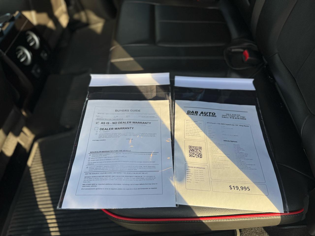 Ford F-150 4WD SuperCrew 145" FX4 2014