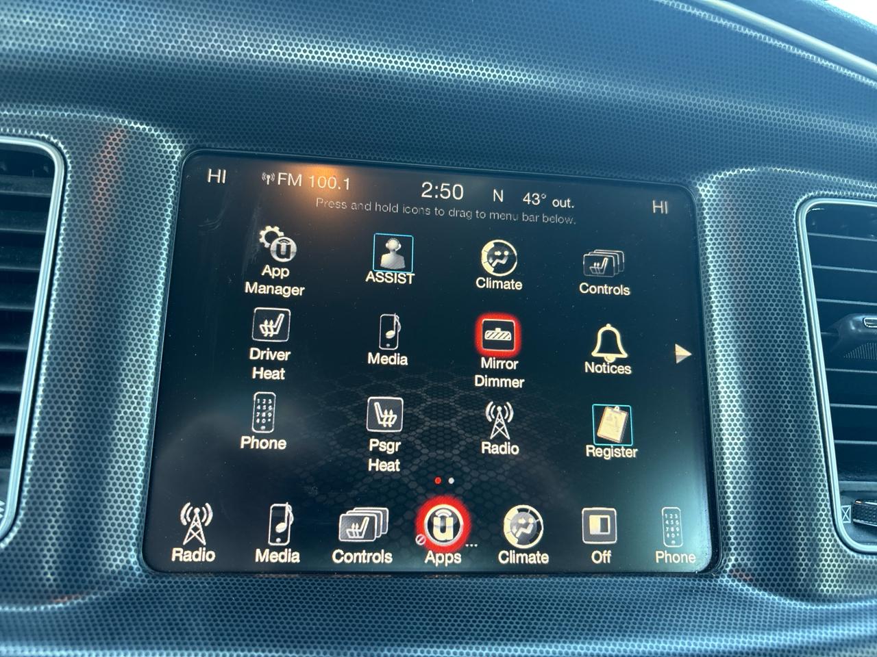 Dodge Charger 4dr Sdn SXT RWD 2015