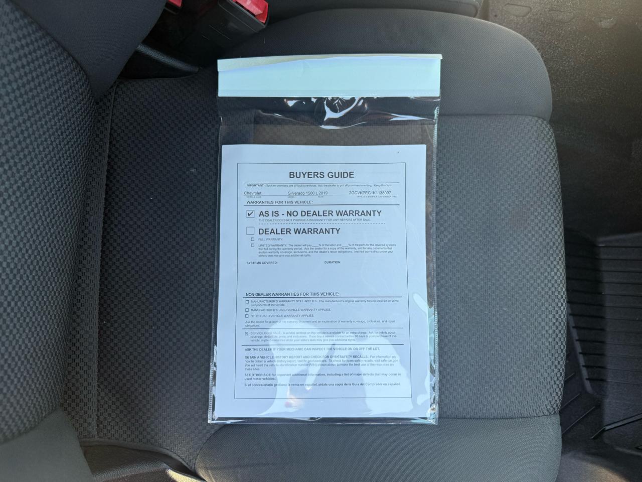 Chevrolet Silverado 1500 LD 4WD Double Cab LT w/1LT 2019