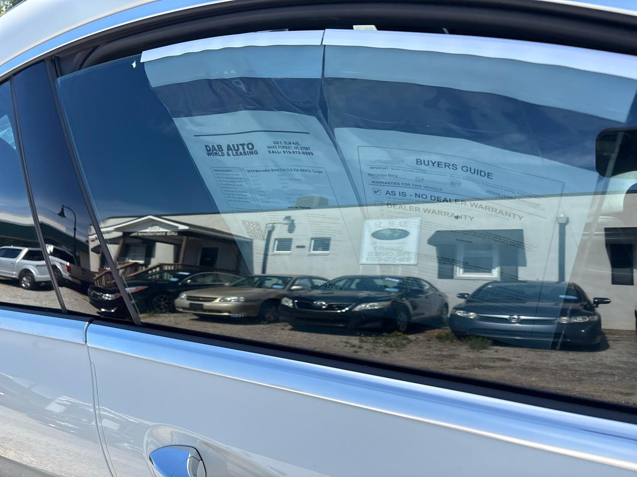 Mercedes-Benz CLA CLA 250 4MATIC Coupe 2018