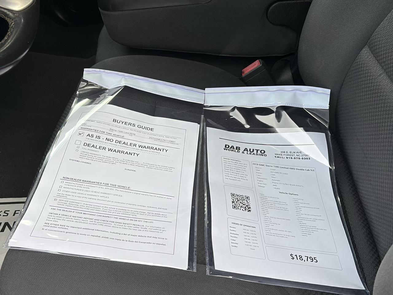GMC Sierra 1500 Limited 4WD Double Cab SLE 2019