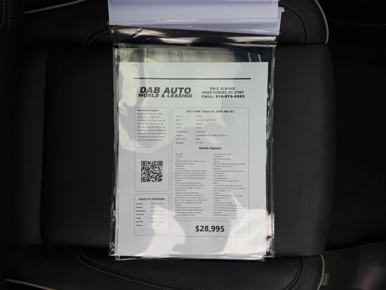 GMC Yukon XL 2WD 4dr SLT 2021