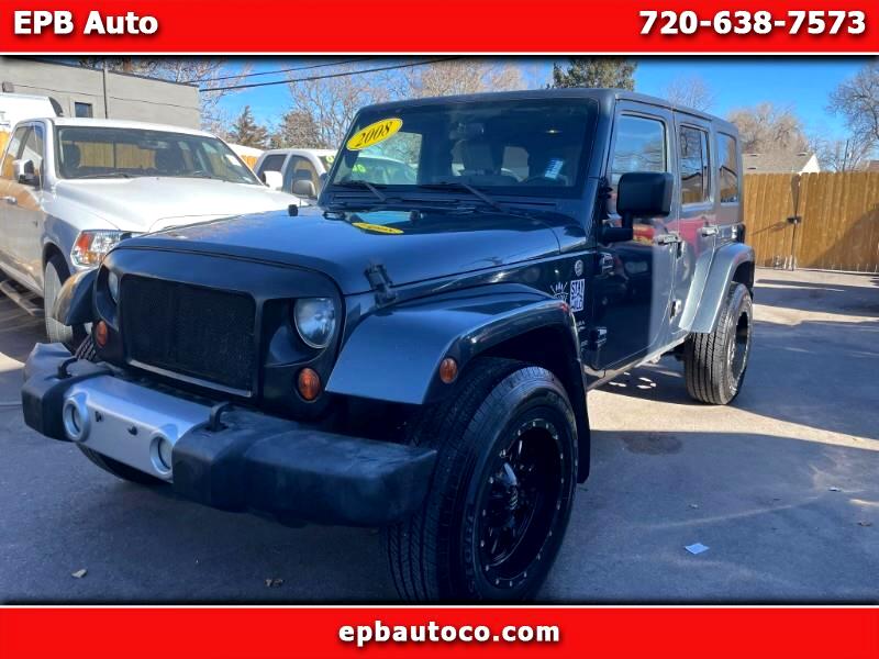 Used 2008 Jeep Wrangler Unlimited Sahara 4WD for Sale in Englewood CO 80113  EPB Auto