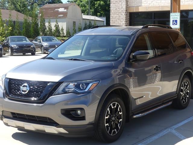 Gray 2019 Nissan Pathfinder S 4WD SUV / Crossover Four-Wheel Drive Continuously Variable Transmission