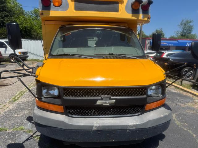 Yellow 2009 Chevrolet Express Van Automatic