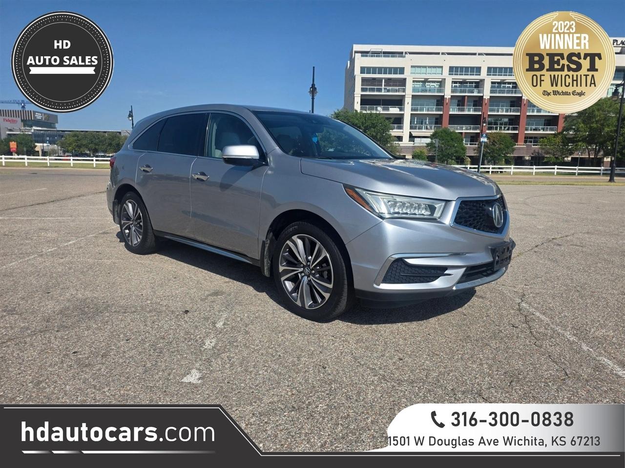 2019 Acura MDX Technology Pkg Sport Utility 4D