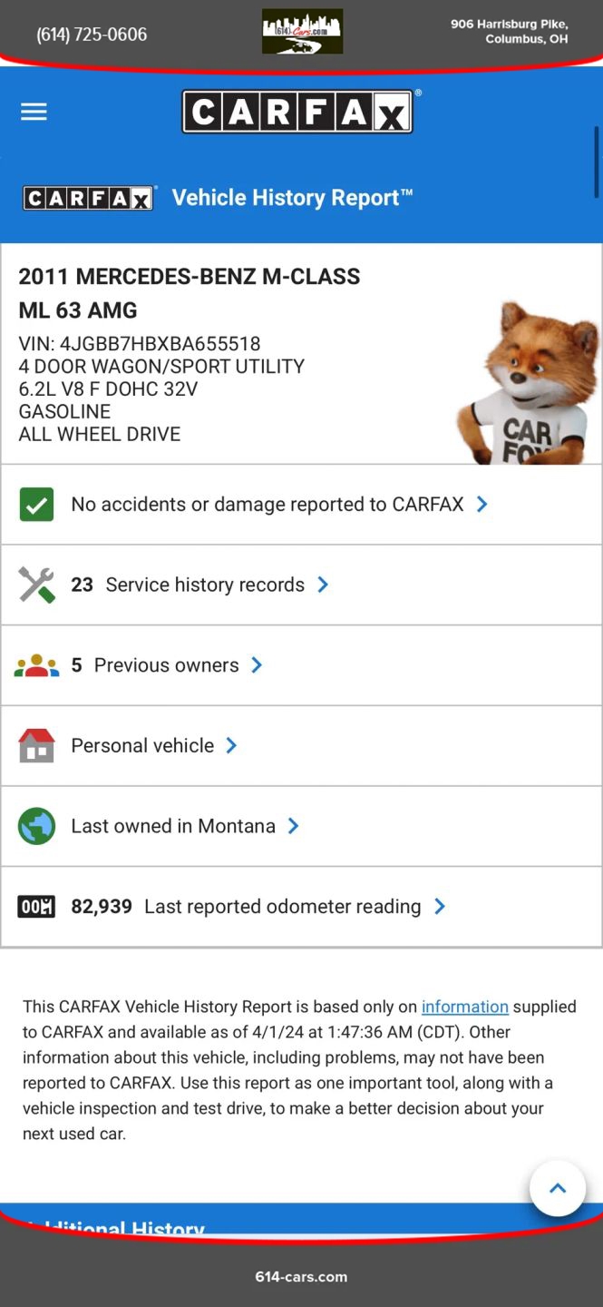 Mercedes-Benz M-Class ML63 AMG 2011