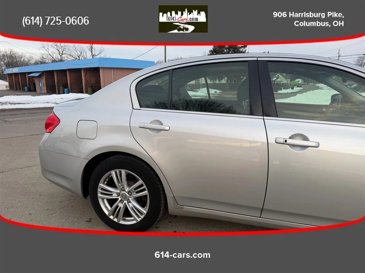 Infiniti G Sedan 37x AWD 2012