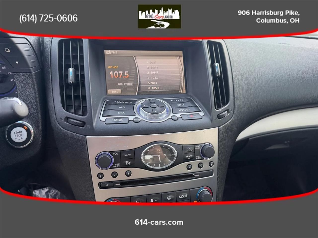 Infiniti G Sedan 37x AWD 2012