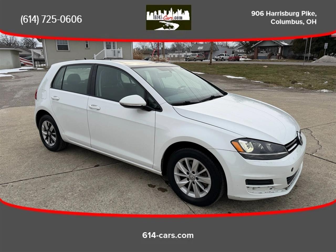 Volkswagen Golf TSI S 5M w/Sunroof 2015