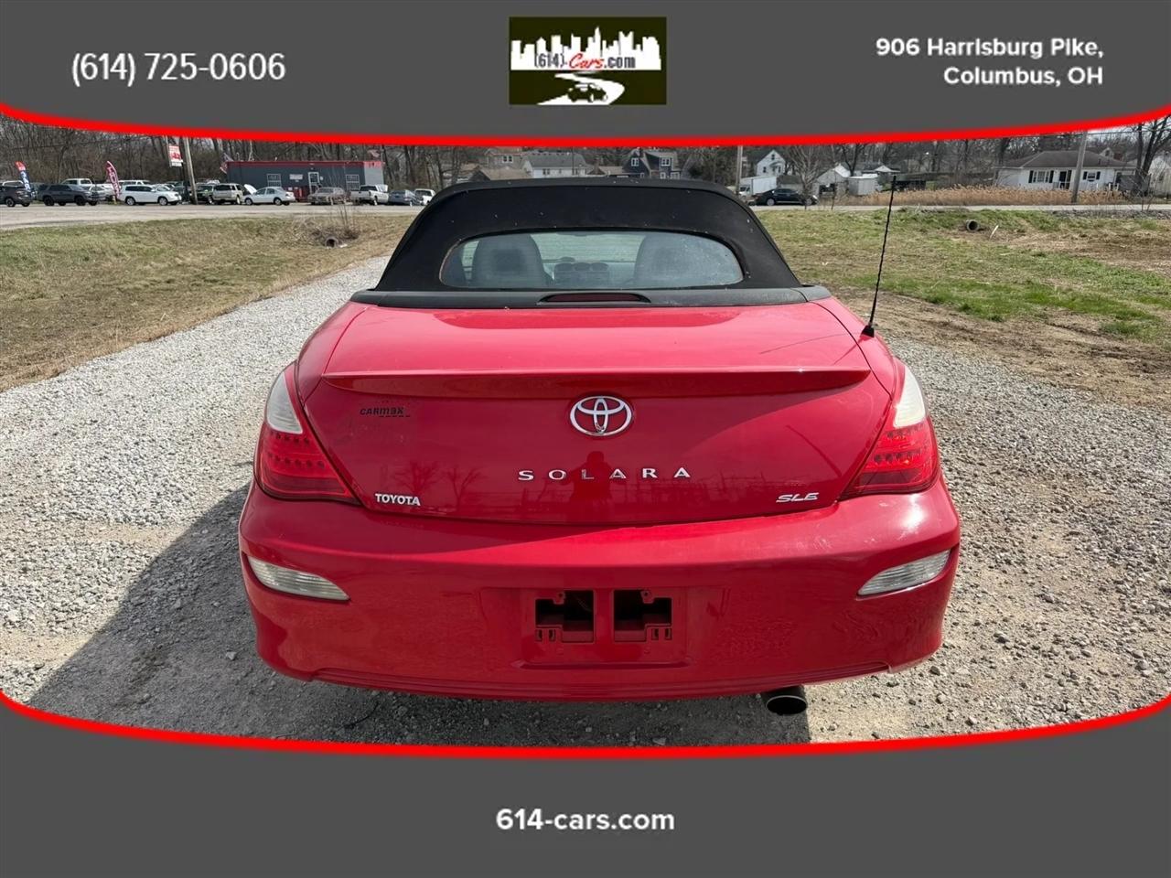 Toyota Camry Solara Sport Convertible 2008