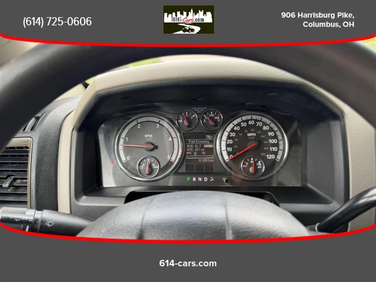 RAM 2500 ST Crew Cab LWB 4WD 2012