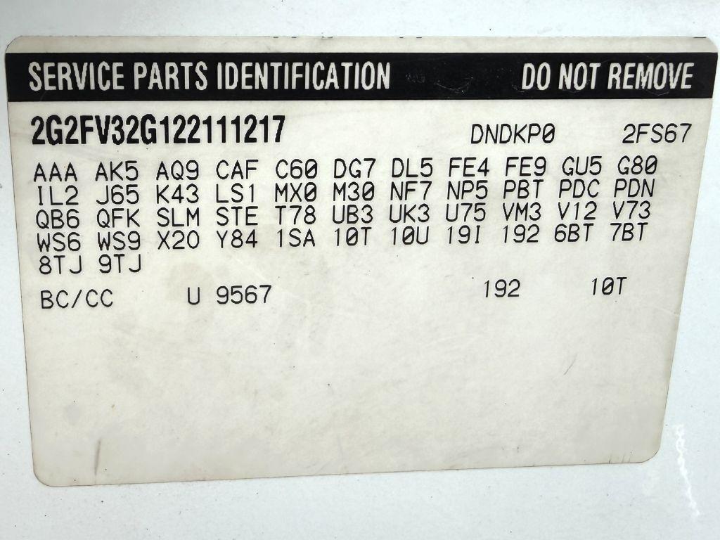 Pontiac Trans Am WS6 2002