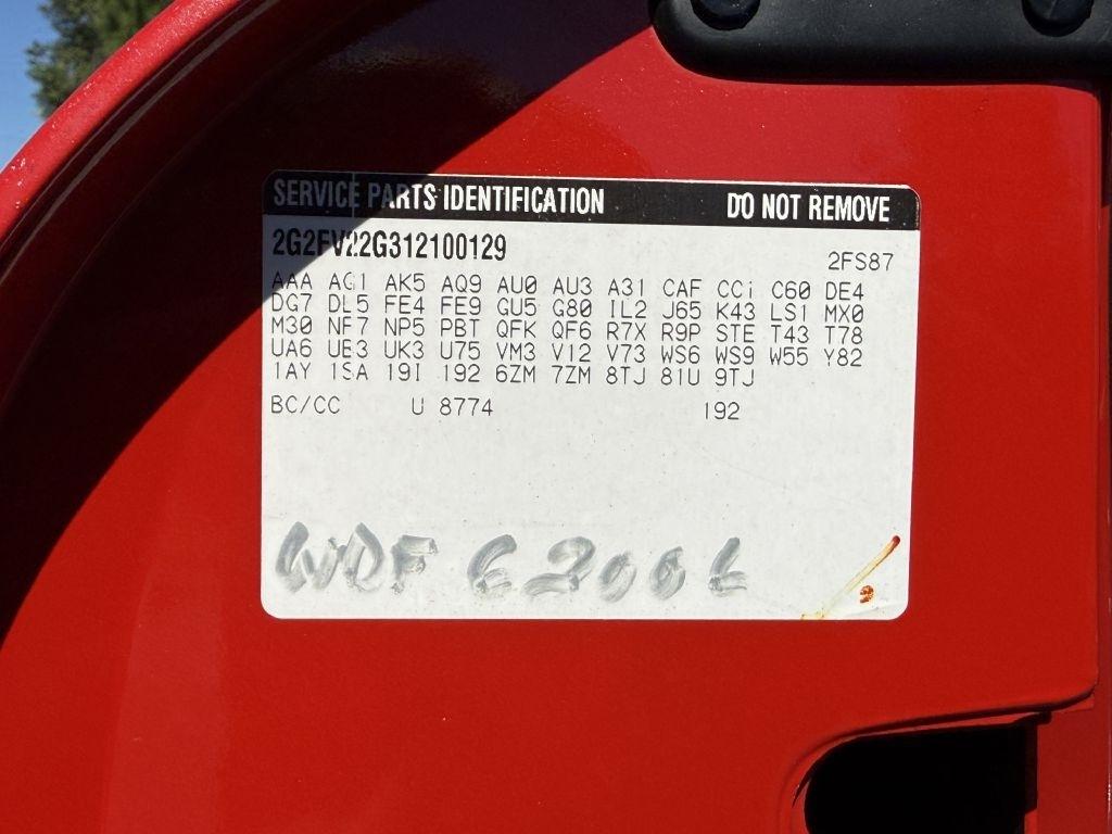 Pontiac Firebird Formula Coupe 2001