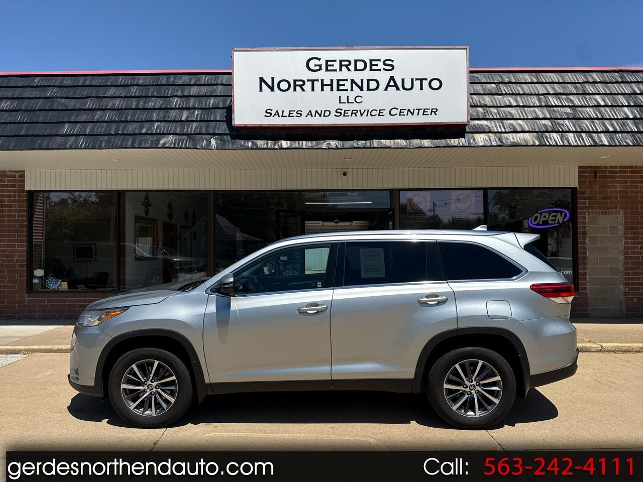 Toyota Highlander XLE AWD V6 2019