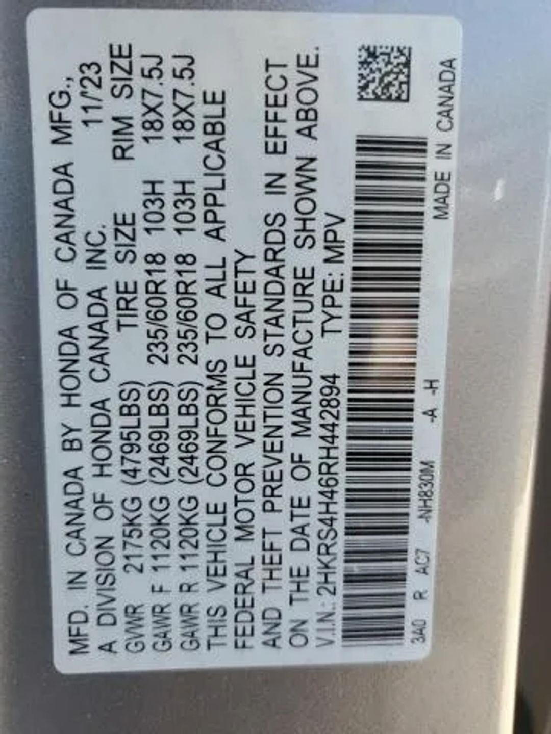 Honda CR-V  2024