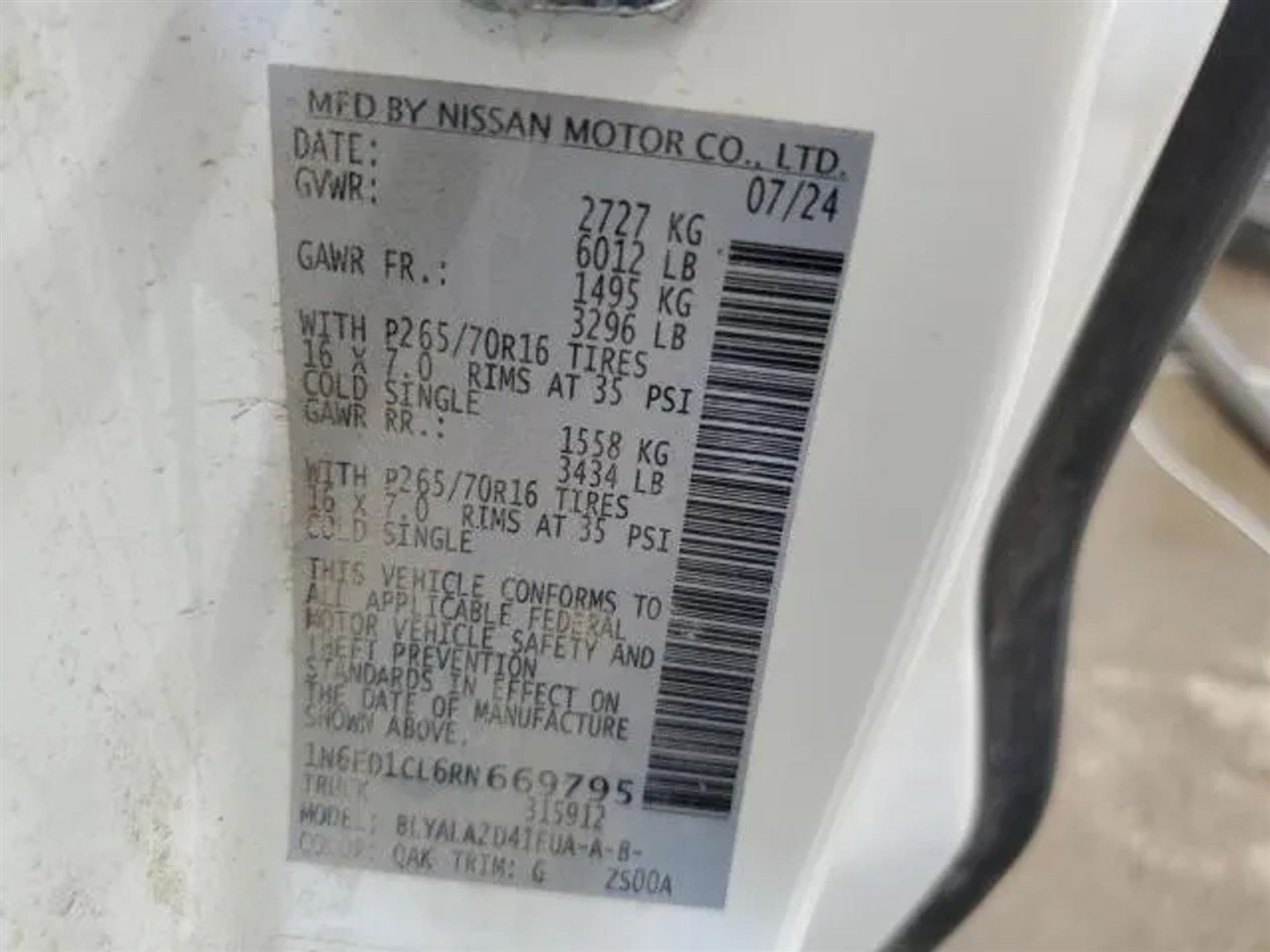 Nissan Frontier  2024