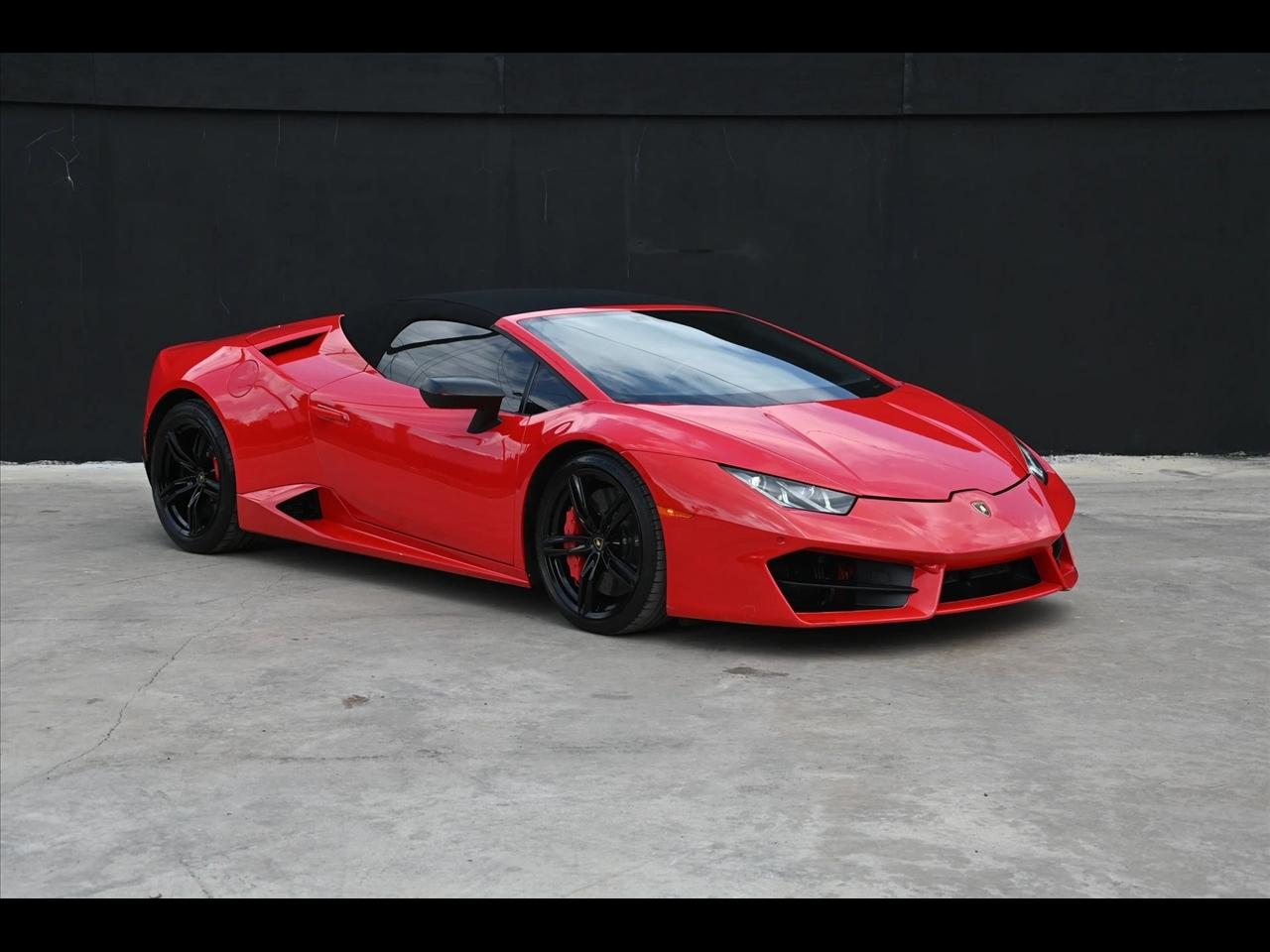 2017 Lamborghini Huracan LP 610-4 Spyder Convertible 2D