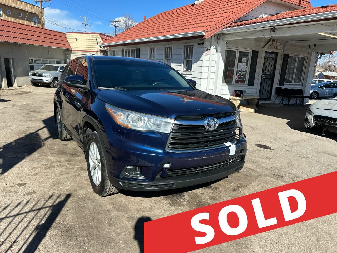 2016 Toyota Highlander AWD 4dr V6 LE (Natl)