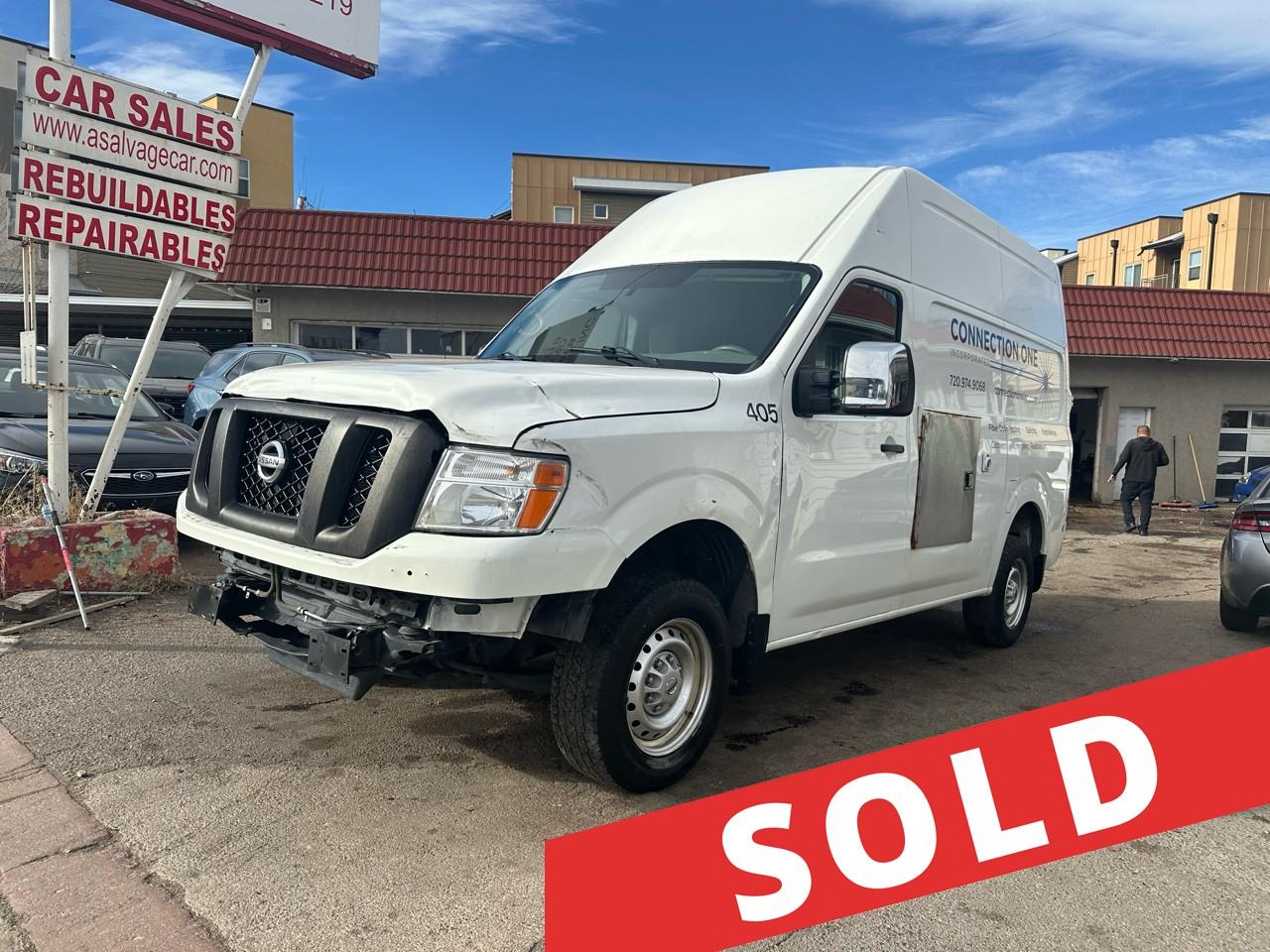 2021 Nissan NV Cargo NV2500 HD High Roof V8 SV