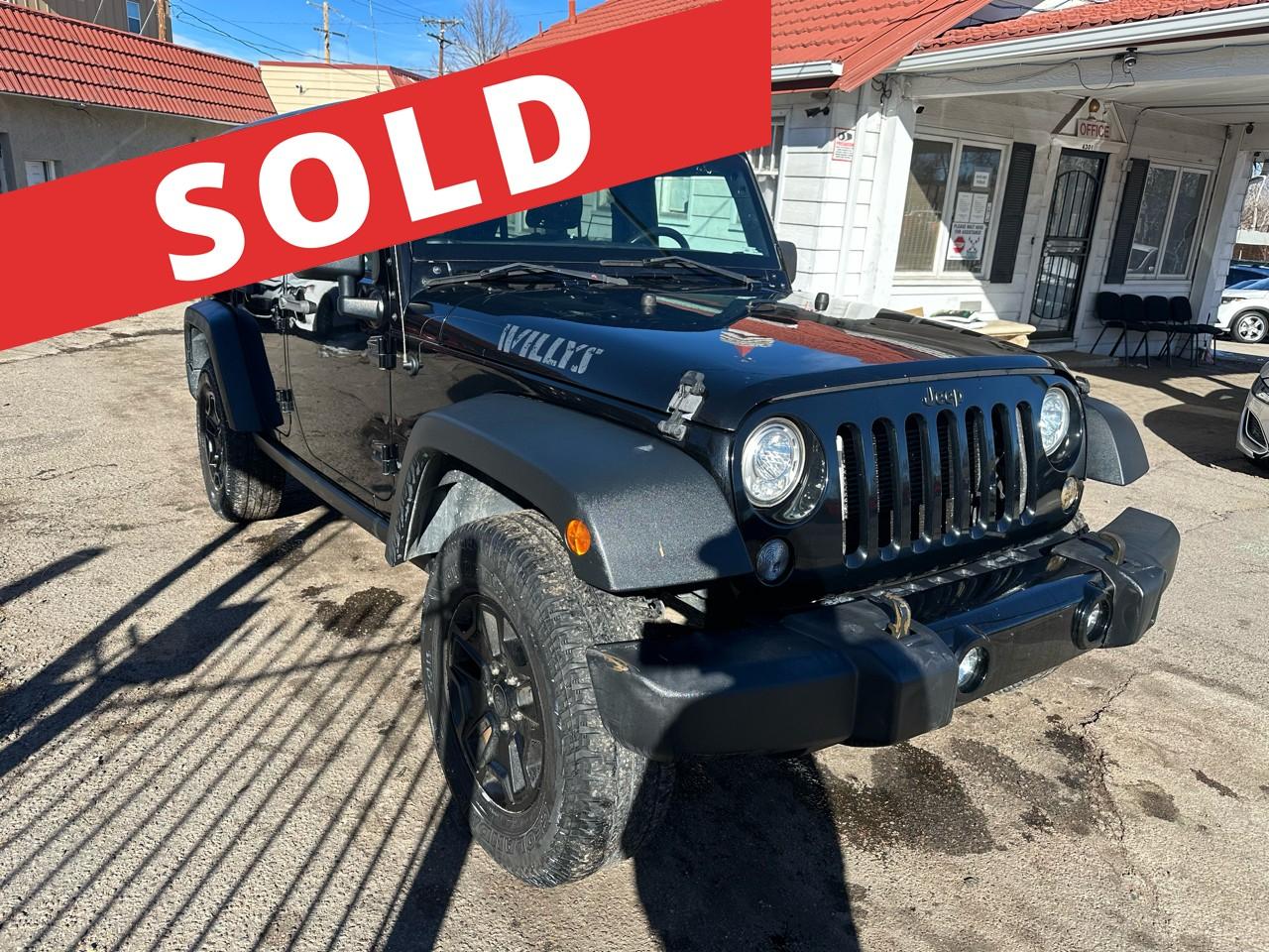 2017 Jeep Wrangler Unlimited Willys Wheeler 4x4