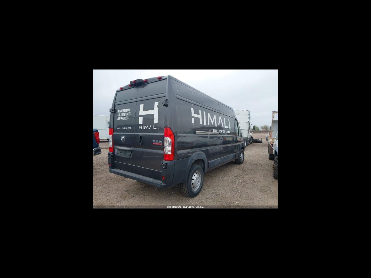 2019 RAM ProMaster Cargo Van 2500 High Roof 159" WB