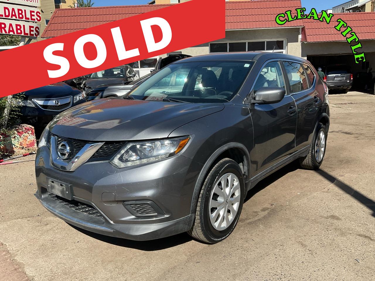 2016 Nissan Rogue AWD 4dr S