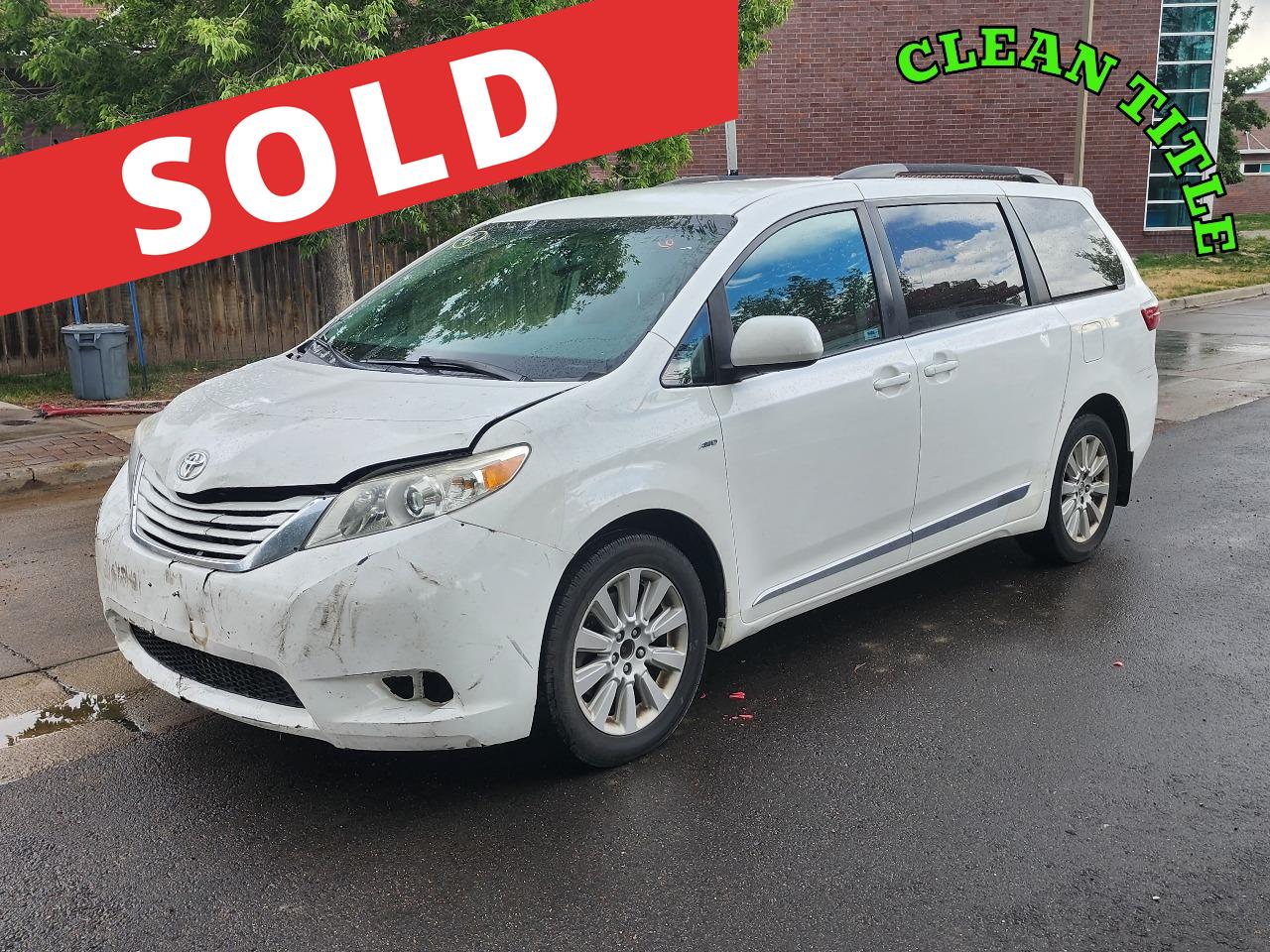 2016 Toyota Sienna 5dr 7-Pass Van LE AWD (Natl)