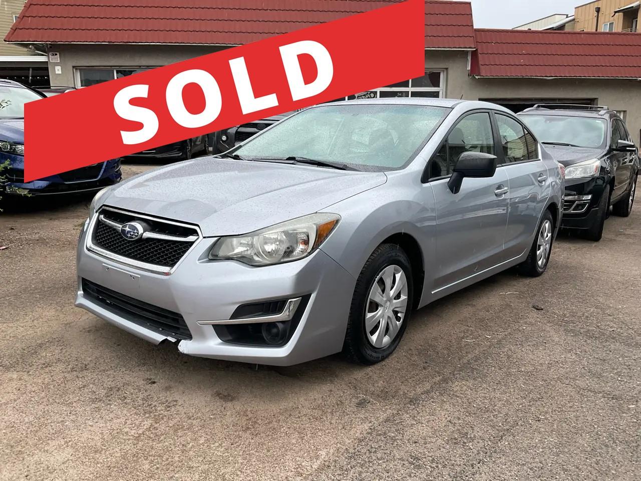 2016 Subaru Impreza Sedan 4dr CVT 2.0i