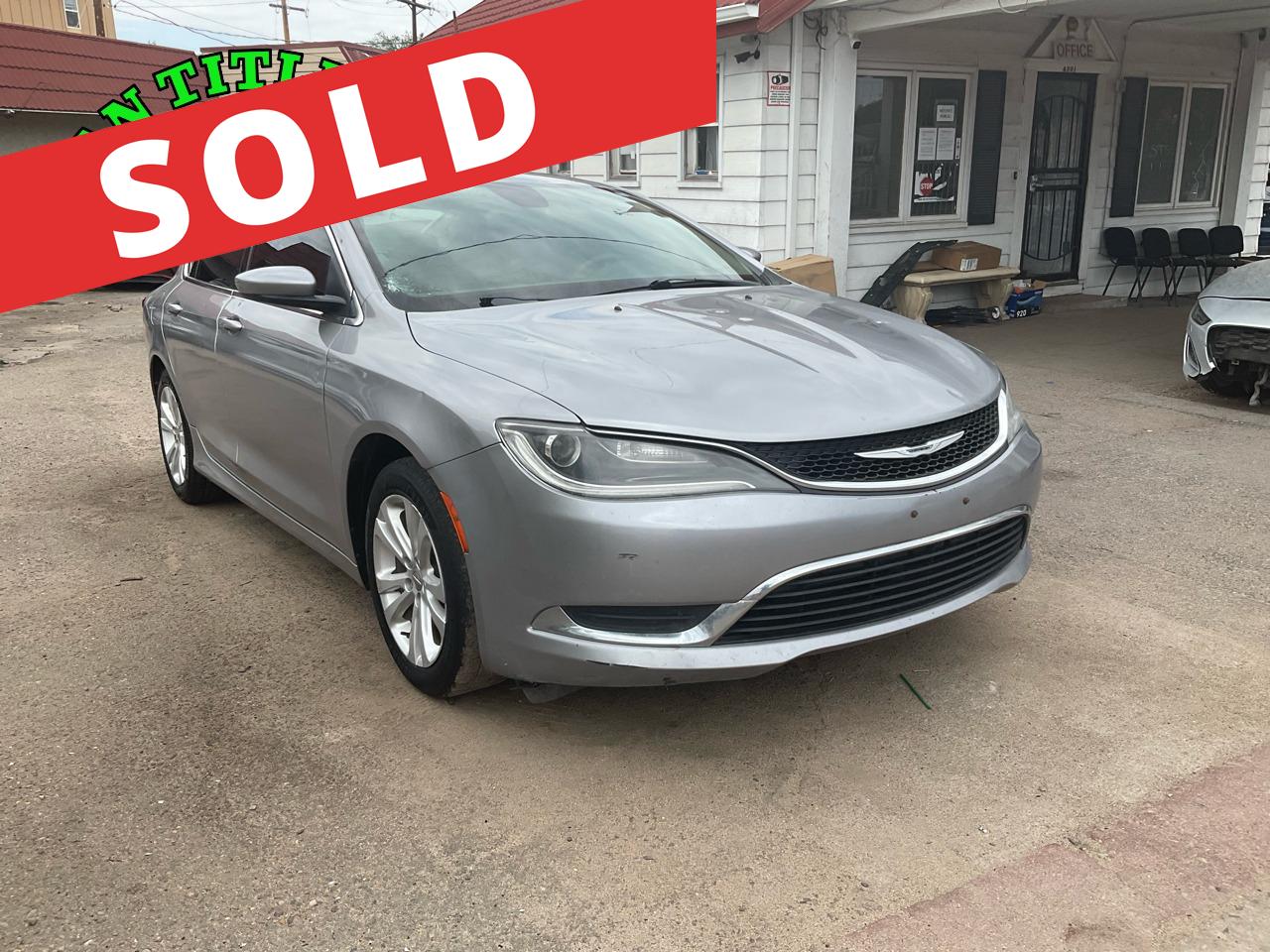 2015 Chrysler 200 4dr Sdn Limited FWD