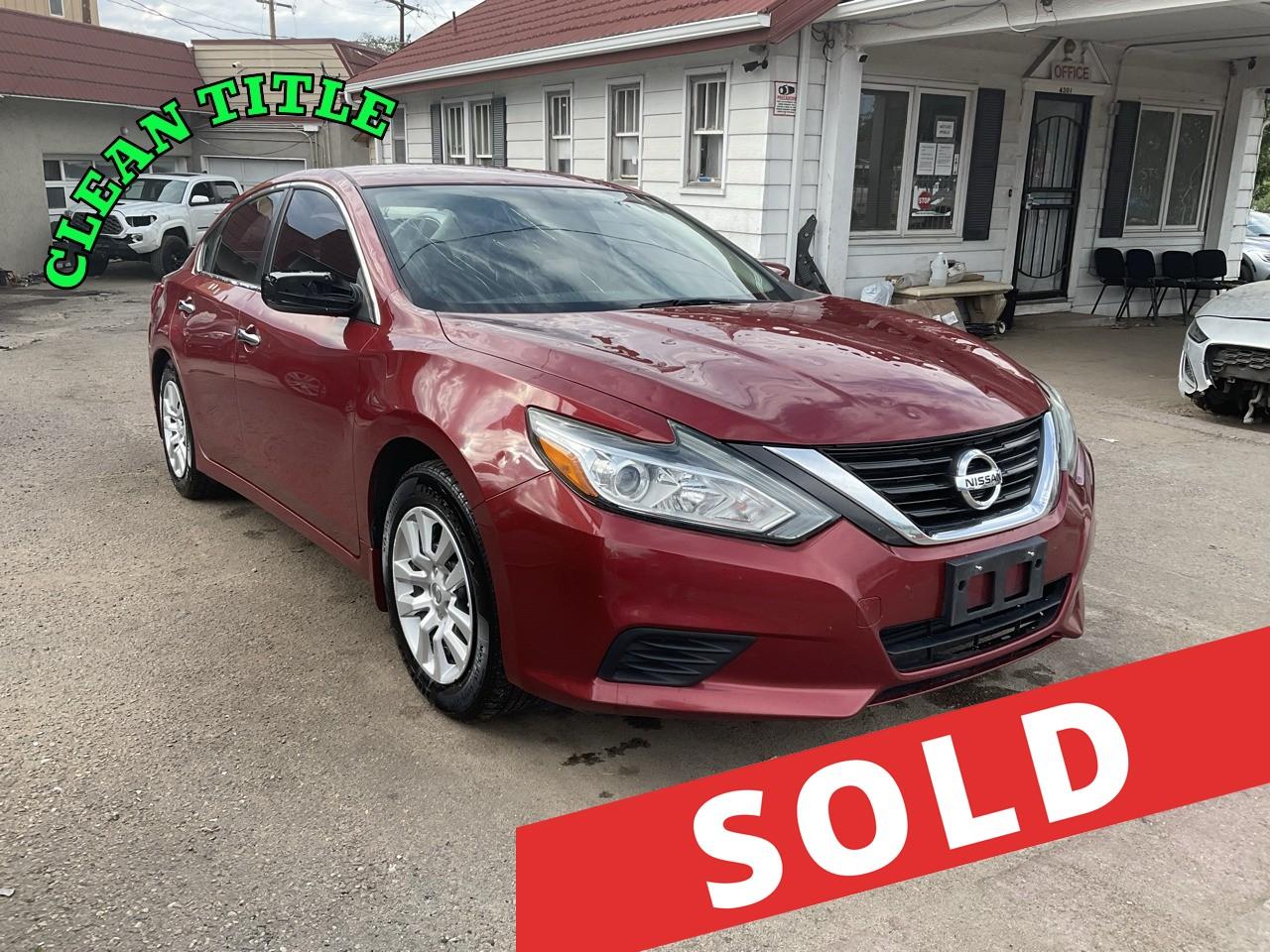 2016 Nissan Altima 4dr Sdn I4 2.5 S