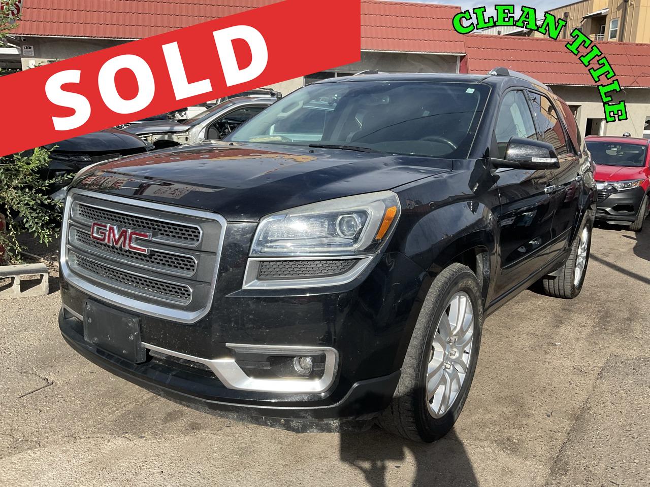 2016 GMC Acadia AWD 4dr SLT w/SLT-1