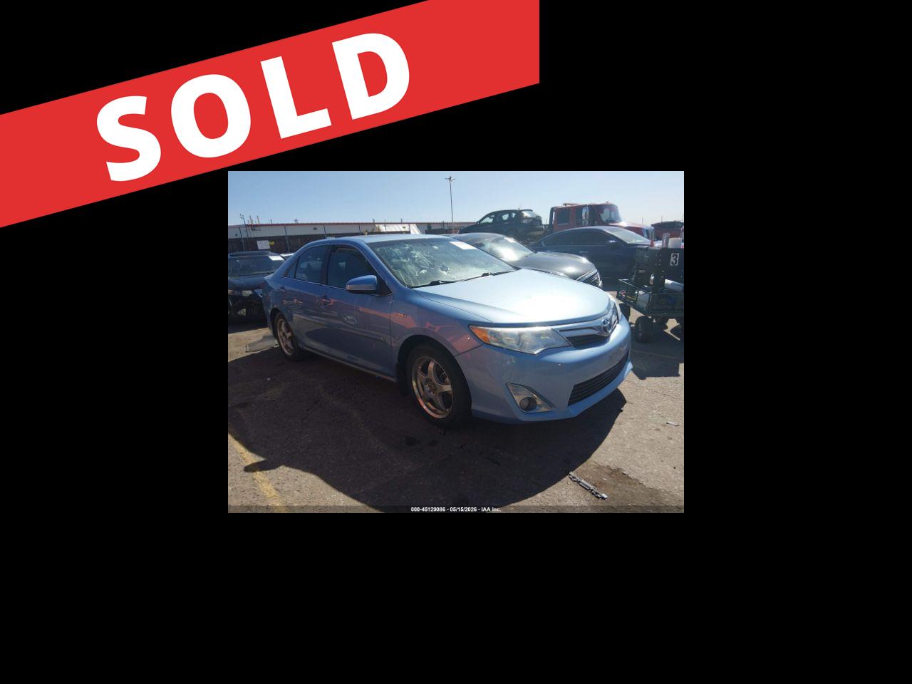 2013 Toyota Camry Hybrid 4dr Sdn XLE (Natl)