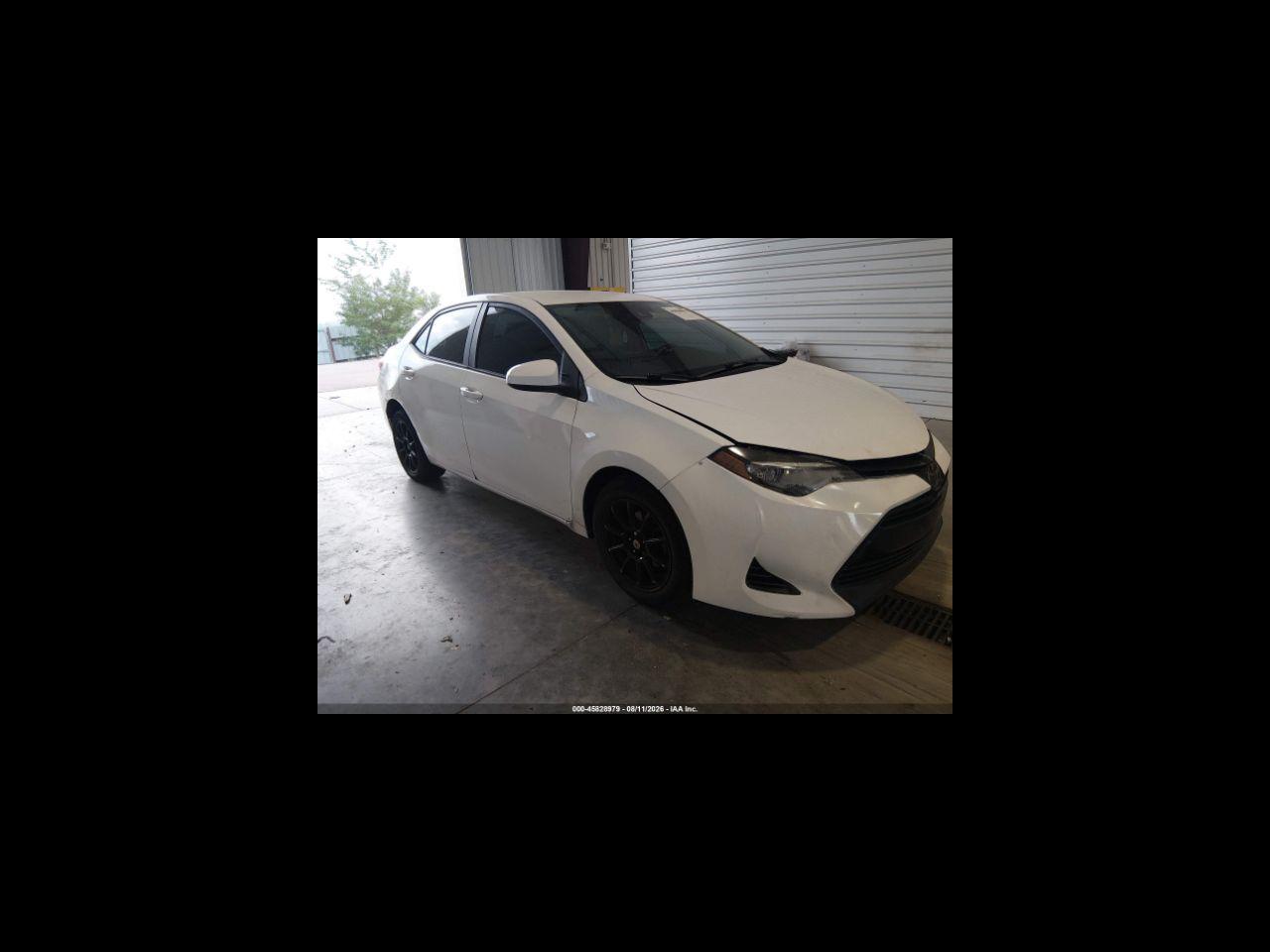 2018 Toyota Corolla XLE CVT (Natl)