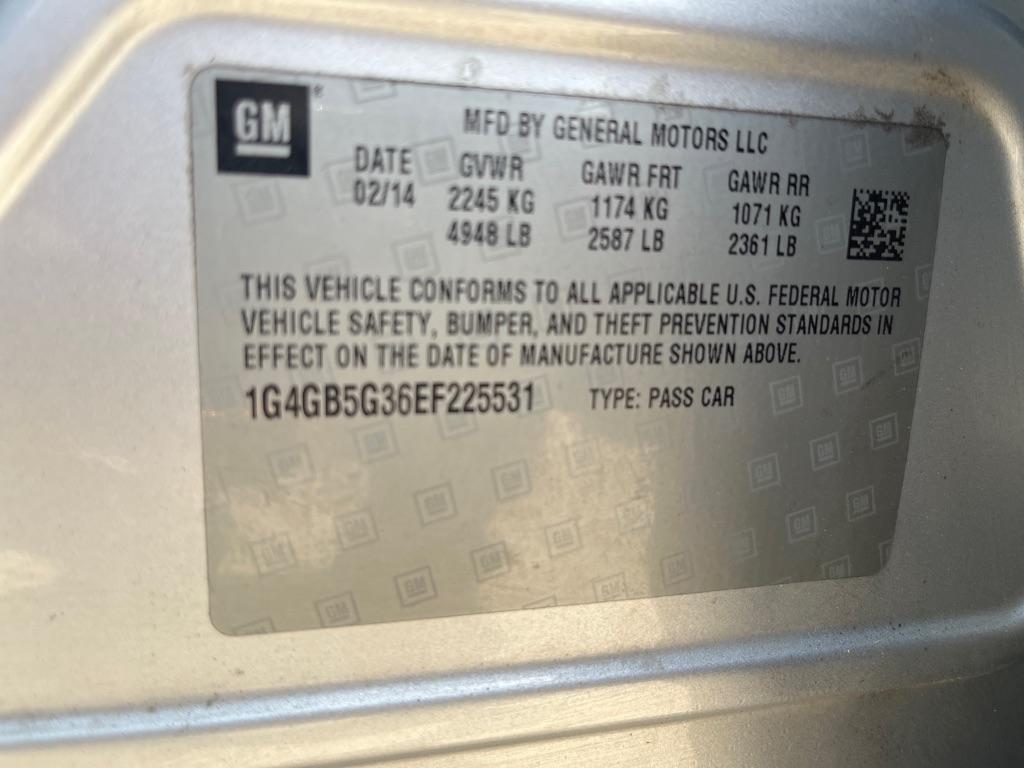 Buick LaCrosse Leather Package 2014