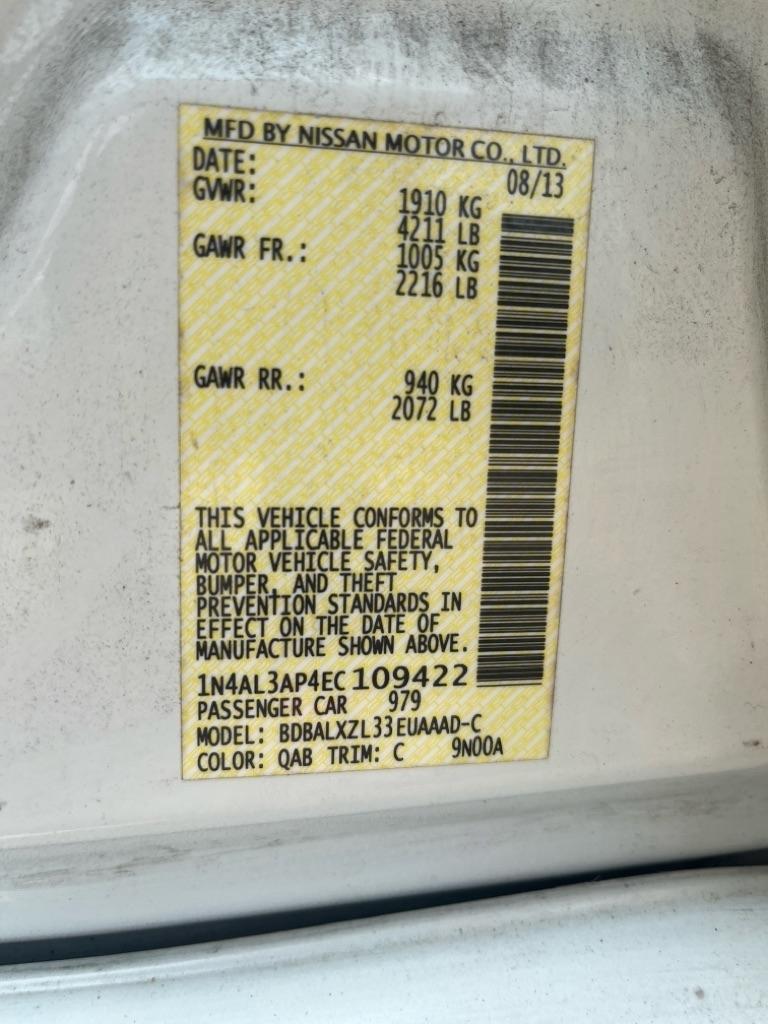 Nissan Altima 2.5 2014