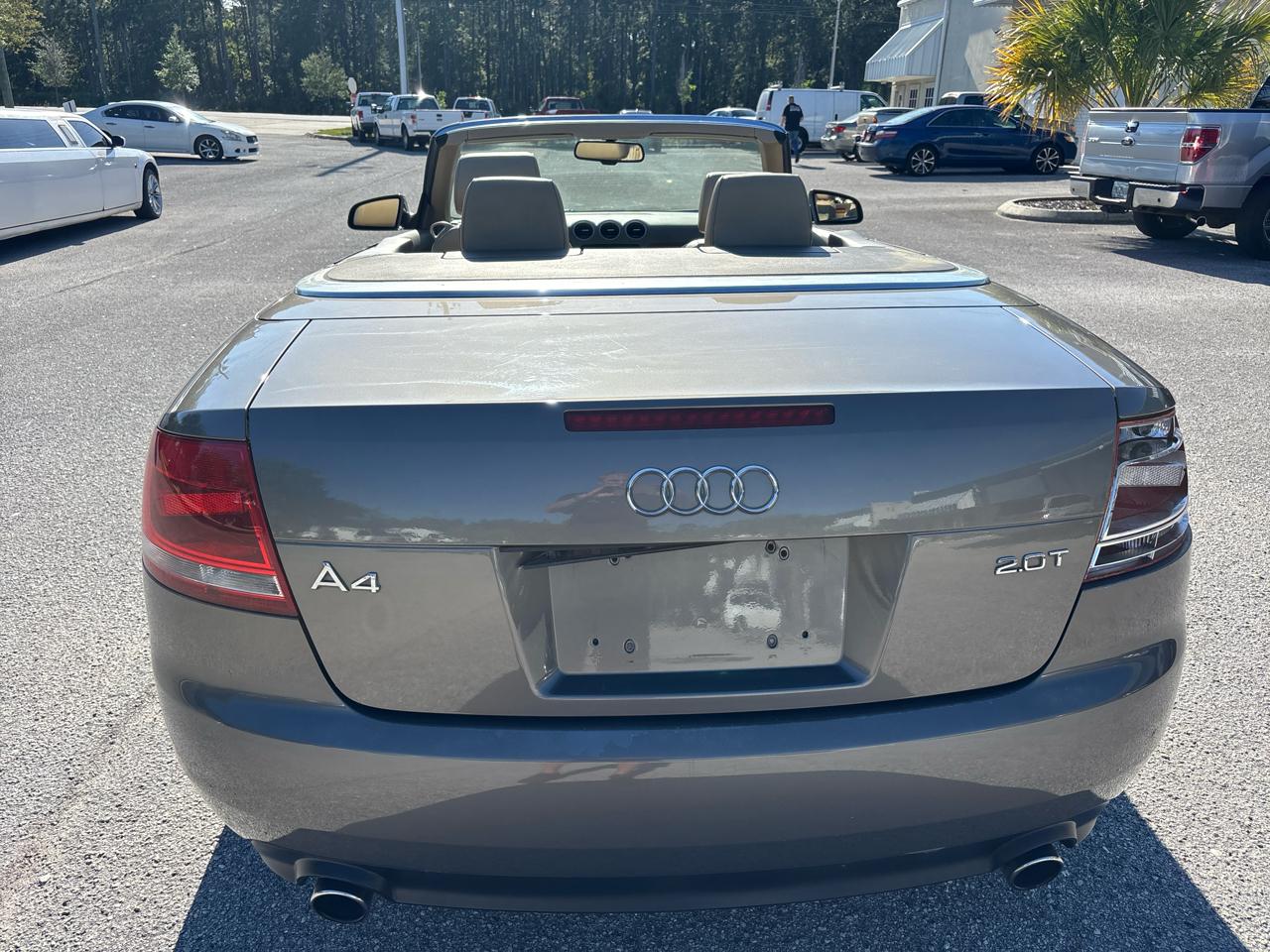 Audi A4 2.0T Cabriolet with Multitronic 2008
